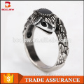 Good price China fashionable jewelry snake model vintage rings alloy material arabic engraved ring